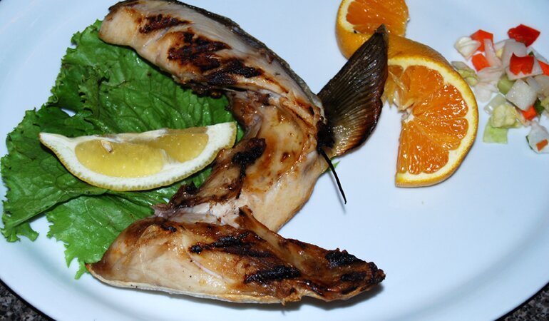 Hamachi Kama (grilled collar)