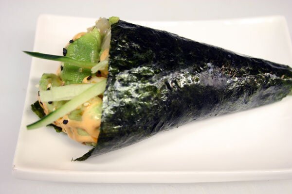 Spicy Scallop - hand roll
