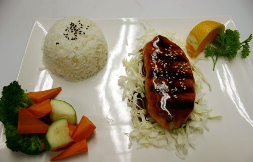 Salmon teriyaki